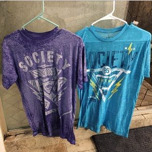 Pair of Society Tees